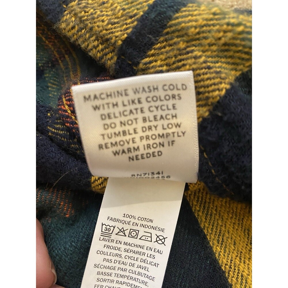 L.L. Bean Signature Heritage Vibrant Flannel Shirt Classic Dadcore Men’s L - Picture 12 of 13